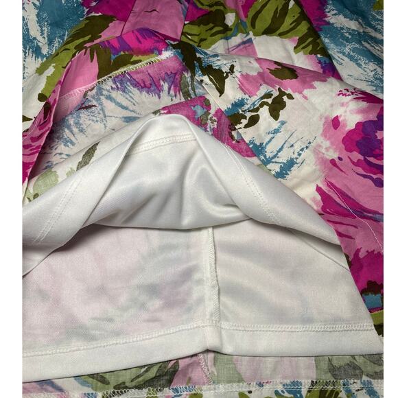 Twenty One - Floral Strapless Mini Dress - Size Small - Picture 9 of 13